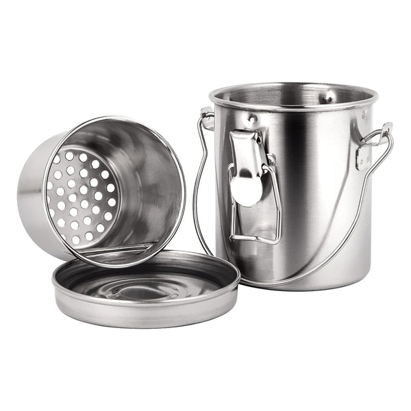 MyLifeUNIT Limpiador de Pinceles, Soporte de Cepillo de Acero Inoxidable para Pintura, 6.6 oz