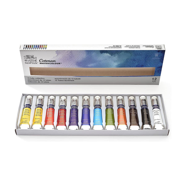 Cotman Pinturas Acuarela 8 ml 12/Paquete-Colores Surtidos