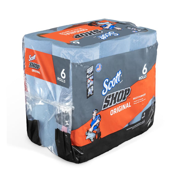 Scotts Kimberly Clark 75146 Blue Shop Towels On A Roll Bundle44; 6 Pack