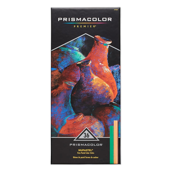 Prismacolor Premier Nupastels - Palitos de color pastel firmes, 36 unidades, para texturas, mezcla, sombreado